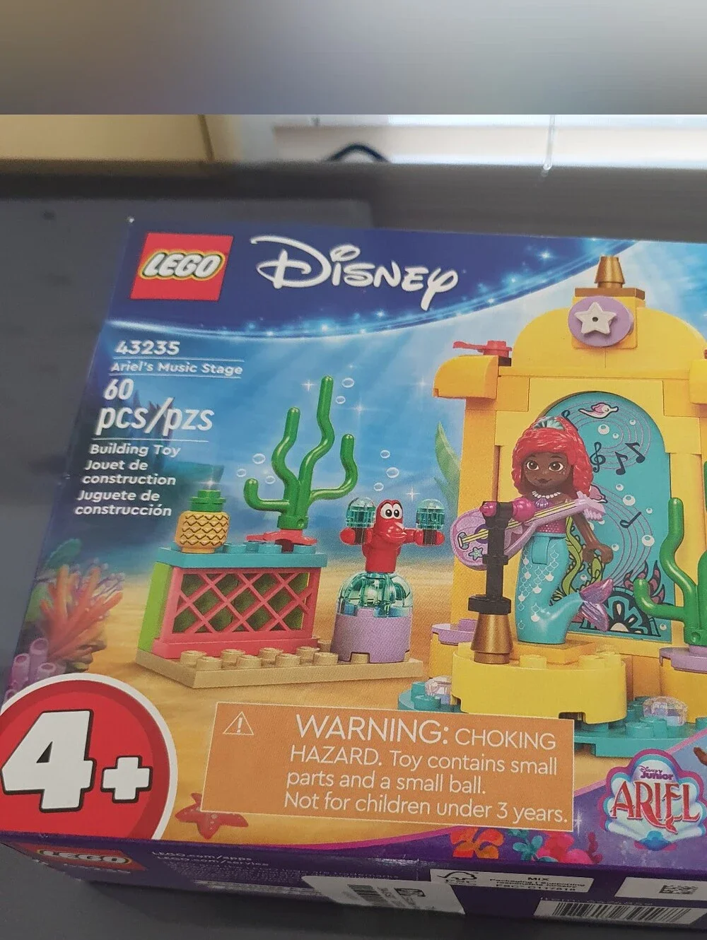 Disney Ariel's Music Stage Kids Toy - Yellow & Teal